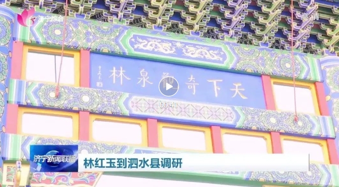 市委書記林紅玉到泗水泉林景區(qū)調研